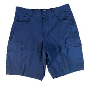 Sonoma Flexwear Cargo Shorts  Stretch Pockets Lightweight Outdoor Mens 29 Blue